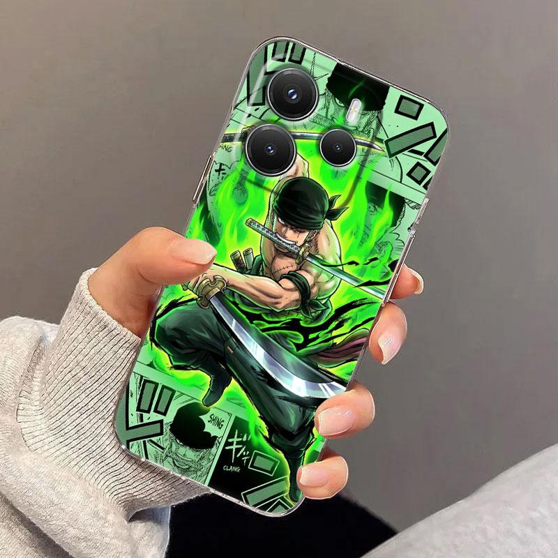 Anime One Pieces Case For Xiaomi Redmi Note 15 14 13 12 11 10 Pro Plus Soft Cover For Redmi 15C 15 14C 13C 12C Clear Phone Cases