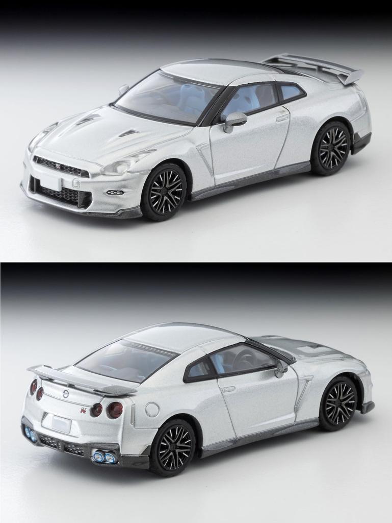 TOMYTEC Tomica Limited Vintage Neo 164 Scale LV-N350a Nissan GT-R Premium Edition 2025 Model, Silver, Finished Product, Model Number 336075