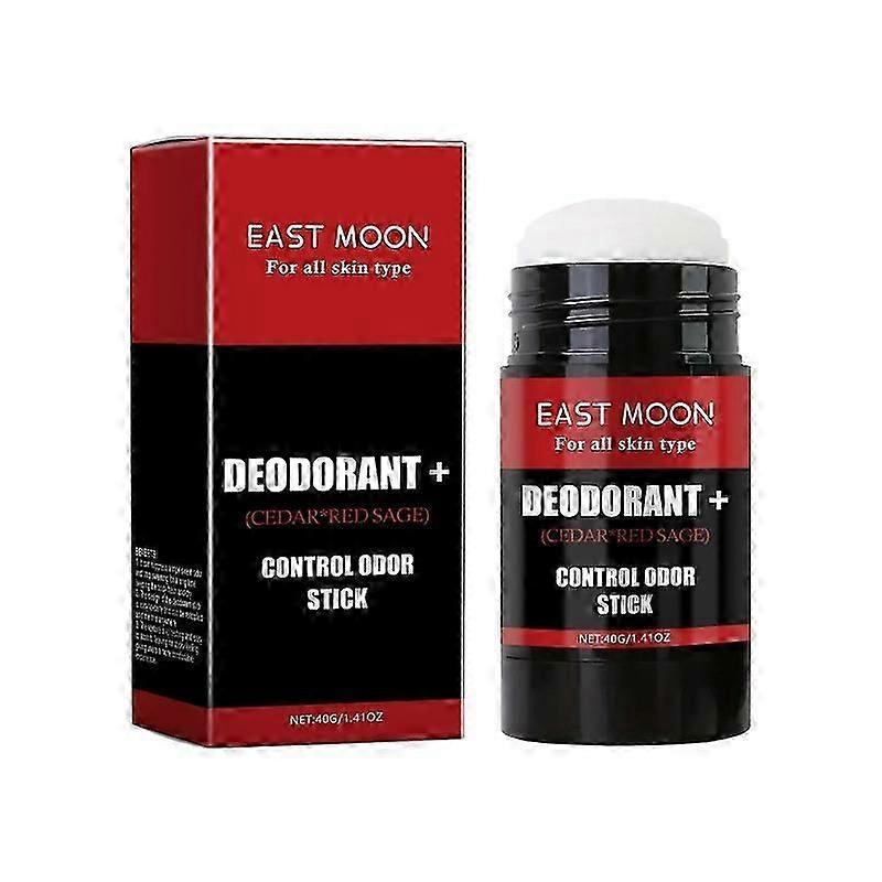 East Moon Men's Care Stick Clean Armpit Odor Refreshing Lasting Fragrance Portable Body Care Stick -