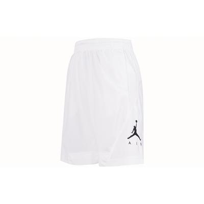 Air Rise Gestreifter Dreieckslogo-Print Schnelltrocknendes Strick-Basketball-Shorts Herren Unterteile Weiß BV5265-100