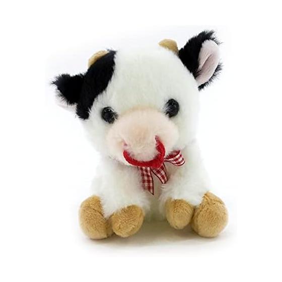 Stuffed toy cow sitting SS F0272