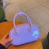 Pvc Jelly Bag Summer Candy Color Shoulder Crossbody Mini Bag Fashion Portable Pillow Women'S Bag