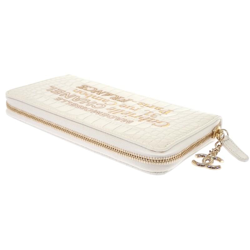 Chanel Purse White Leather Women