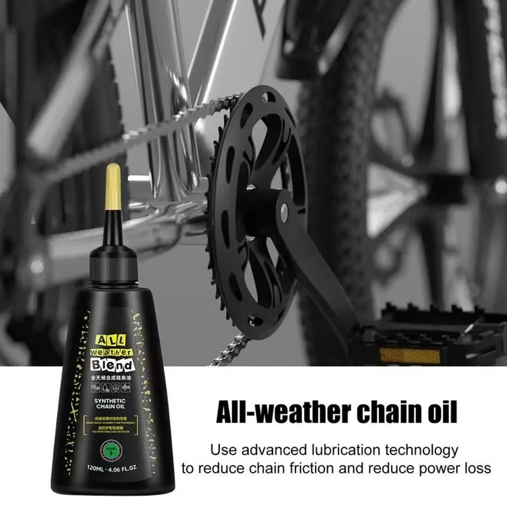 Road Mountain Bike Chain Lubricant Dry Wet Weather Anti Rust Corrosion Proof All Weather Bicycle Oil for Cycling Maintenance