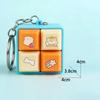 Four-key Fingertip Pressing Key Keychain Adult Stress-relieving Finger Keyboard Game Key Chain Fun with Sound and Light Toys