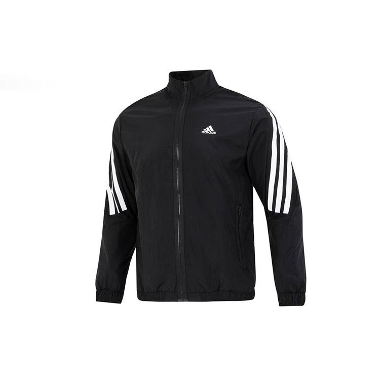 adidas Jackets Men's Black Stand Collar Moderate Other HJ9944