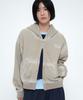 Universe Garment Spray Zip-Up Hoodie_Beige