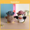 Penguin Stuffed Doll With Bow Hat Portable Plush Toy For Bag Accessory