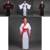 Breathtaking Black And White Tang Dynasty Hanfu Robe For Men Of All Sizes