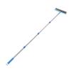 30cm Heavy Duty Steel Wire Broom Stainless Steel Telescopic Handle Outdoor Floor Scrub Brush 160cm   62.99in