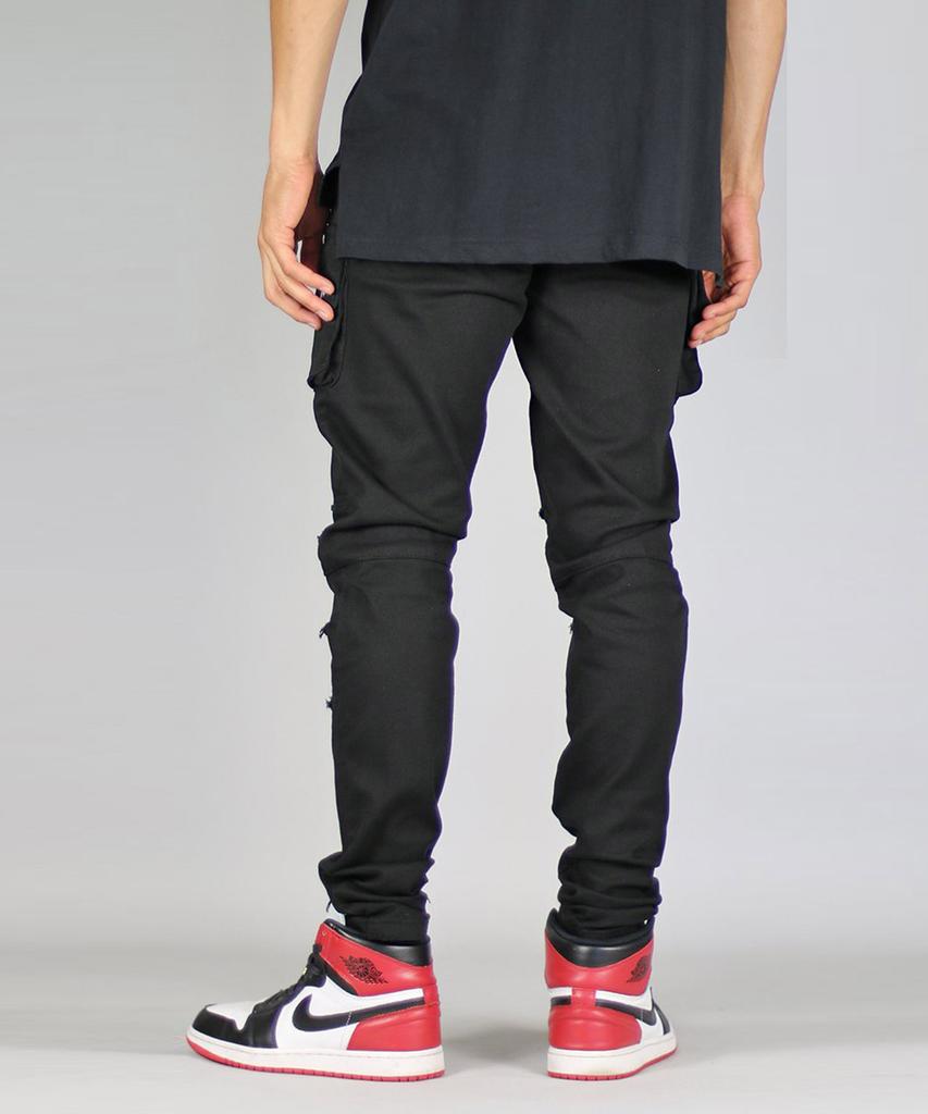 Haipeodenim Black Cargo Pants