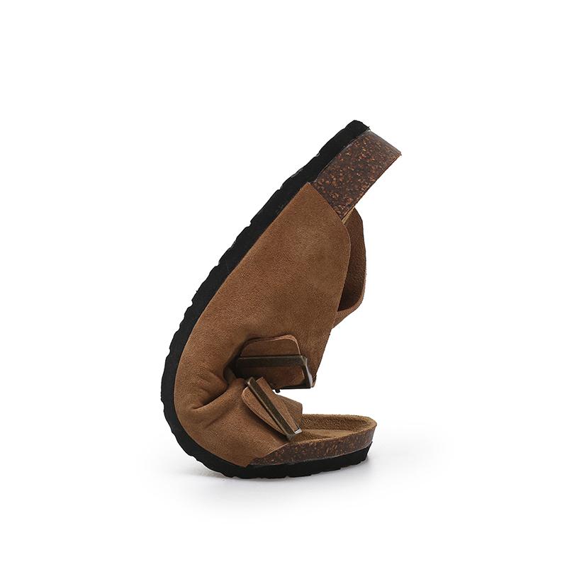 New Fashion Men's Cork Sandals Classic Cork Slippers Male Summer Beach Sandals