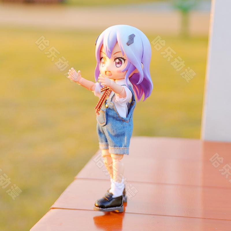 Perfect Ob11 Doll Denim Overalls Set Kawaii Doll Rompers Trousers Pants Clothes For Penny Molly Gsc1/12 Bjd Body9 Ymy Obitsu 11
