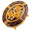 Metal Jewelry Box Vintage Zinc Alloy Decorative Easy To Maintain Keepsake Box for Necklace Earring