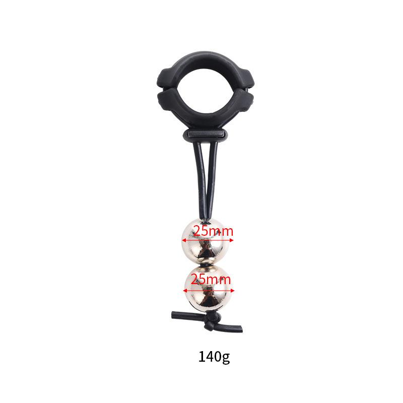 Bdsm Male Penis Ring Exercise Device Weight Bearing Penis Extender Enlargement Stretcher Ball Semen Lock Adult Sex Toys for Men