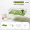 Food Grade Press-Type Ice Cube Maker with Storage Box