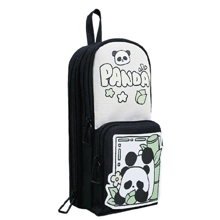 Cartoon Pencil Case Standing Pen Holder Pen Organizers Bag Travel Makeup Brush Holder Big Capacity Pen Pencil Pouches