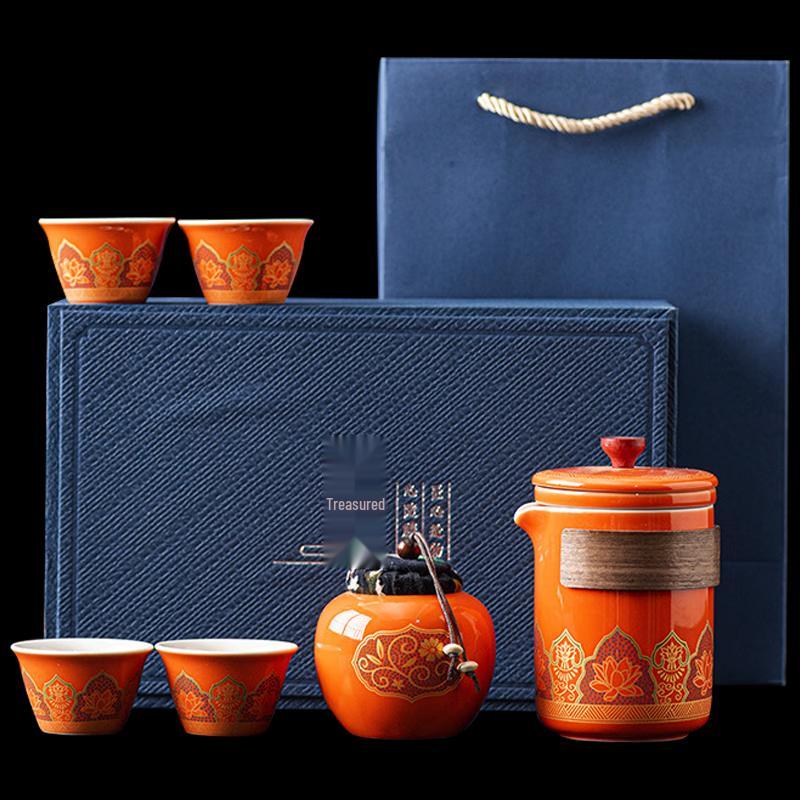 PJB017 Ceramic Kung Fu Tea Set