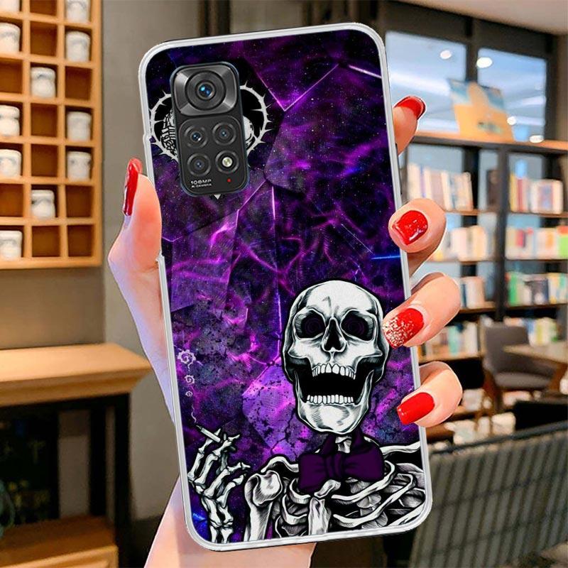 Anatomy Skeleton Heart Lovey Kiss Cover Phone Case For Xiaomi Redmi Note 15 14 13 12 11 10 Pro Plus 14S 12S 11S 11T 11E 10S Soft
