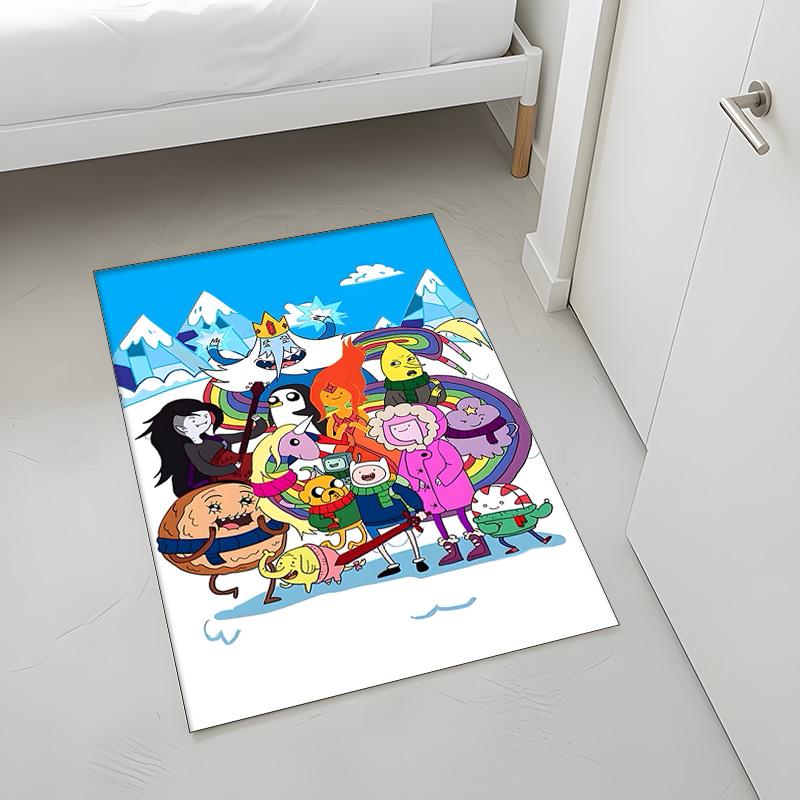 Adventure Time (14) Tapijt Geschikt Voor Woonkamers Slaapkamers Computerruimtes Eetruimtes En Plaatsing Onder Tafels En Stoelen Ook Een Ideale Keuze Voor