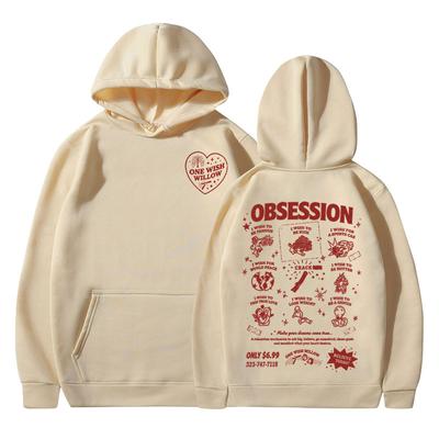 Horrorfilm-Besessenheit Ein Wunsch Weide Merch Hoodies Herren Damen Kleidung Mode Gothic Übergroß Langarm Kapuzenpullover