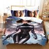 3D ALITA Battle Angel Bettwäsche-Set Twin Queen Size Bettbezug Kissenbezug für Kinder Erwachsene Heimtextilien