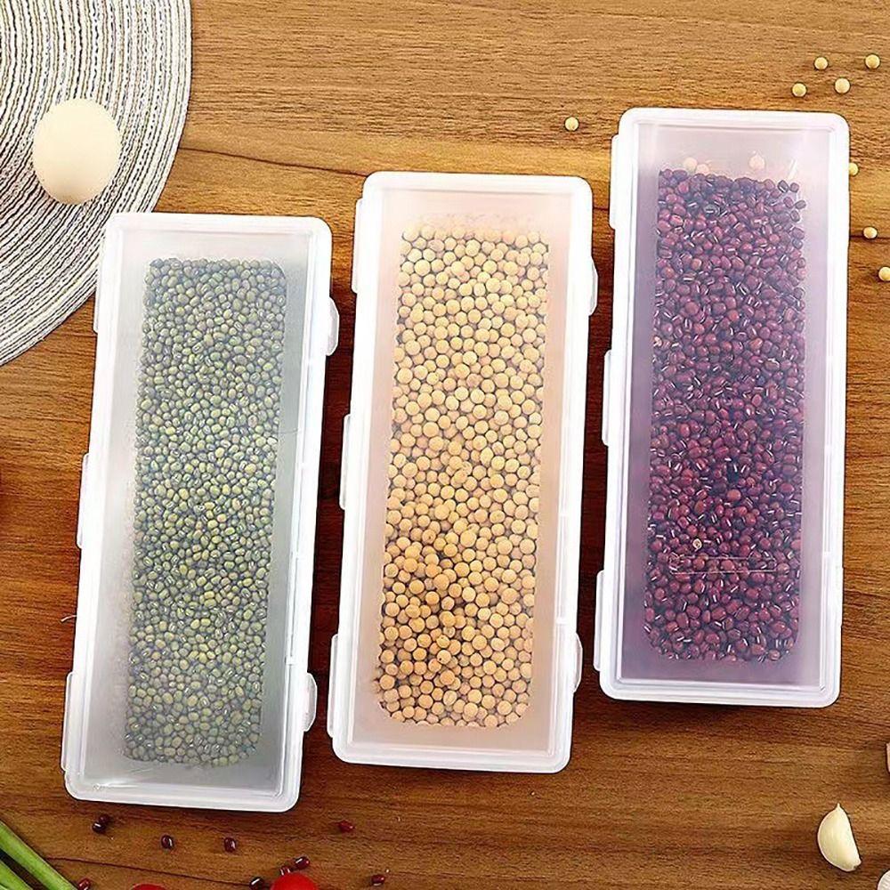 1Pcs Multi-grain Spice Noodle Storage Box with Lid Food Preservation Box Refrigerator Sealed Case