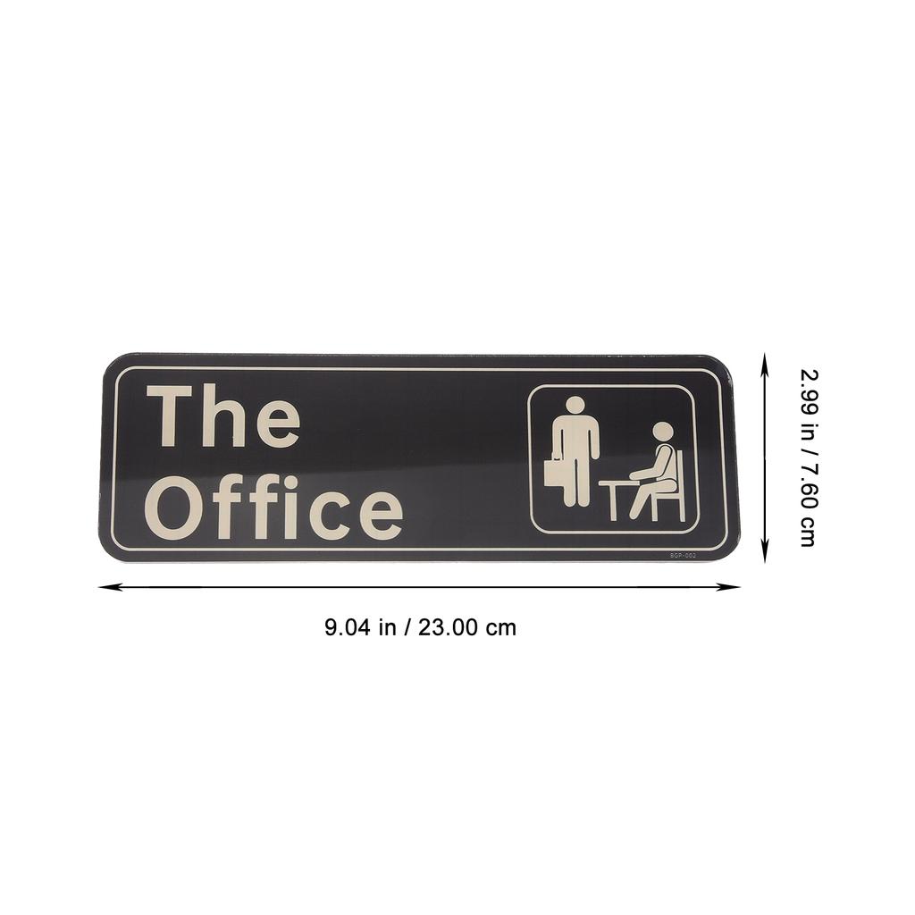 Acrylic Door Sign Office Signs Punch-Free For Decorate Home Meeting Room Simple Self-Adhesive Office Door Sign