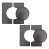 100x100mm Home Improvement Plastic Air Conditioner Tube Wall Cover Decorative Panel For Neat Tidy Interior