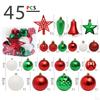 Christmas Balls Ornaments Hanging Decorative Bauble Shatterproof Tree for Wedding