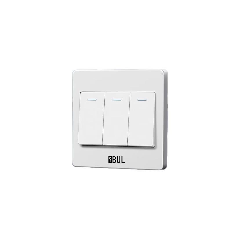 BULL Three-Gang Single Control Switch