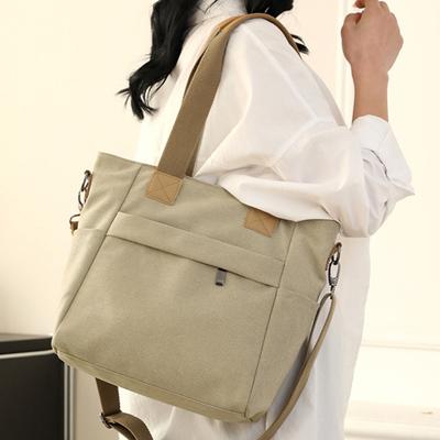 Shoulder Bag Women's Bag Trend Simple Fashion Large Capacity Handheld Crossbody Canvas Bag