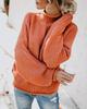 New Autumn/Winter Women's Chunky Knit High Neck Sweater - European & American Style