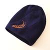 Wheat Embroidery Knitted Woolen Beanie - Warm, Cold-Proof Hat for Men & Women, Perfect for Outdoor Cycling in Autumn & Winter.