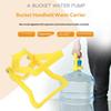 Heavy Duty Plastic Water Bucket Handle Labor Saving Portable Pail Grip Lifter for Household Cleaning Fishing Camping
