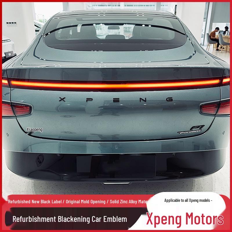 XPeng P5/P7+/G6/G9/X9M03 Black Warrior Car Emblem & Body Sticker