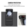 Premium Full Coverage Flip Phone Case Galaxy Z Flip5 Flip4 Flip3 Flip6 Flip7 FE Leather-Texture PC Shell With