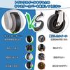 TUAHOUS Wheel Cover, 8 Caster Covers, Silent, Silicone, Cutable, Scratch-Resistant, Dirt and Rolling Prevention,