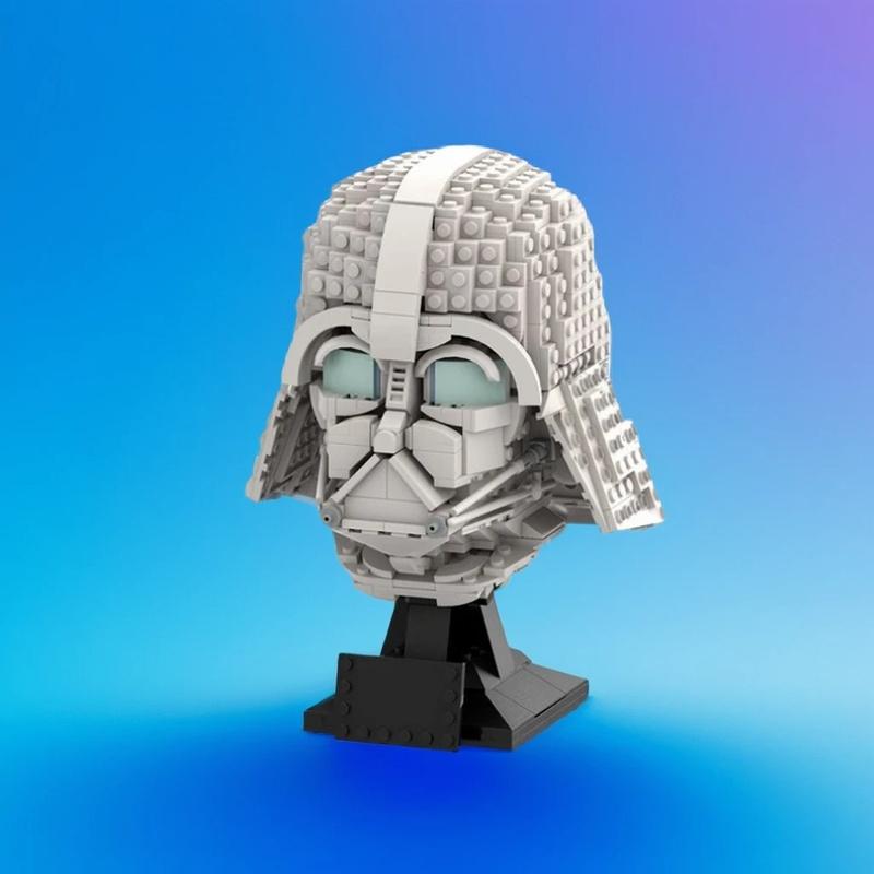 829pcs MOC Vader Helmet Infinities Variant Star Battle Model Building Blocks Construction Toys Christmas Gifts Brick Kids Idea