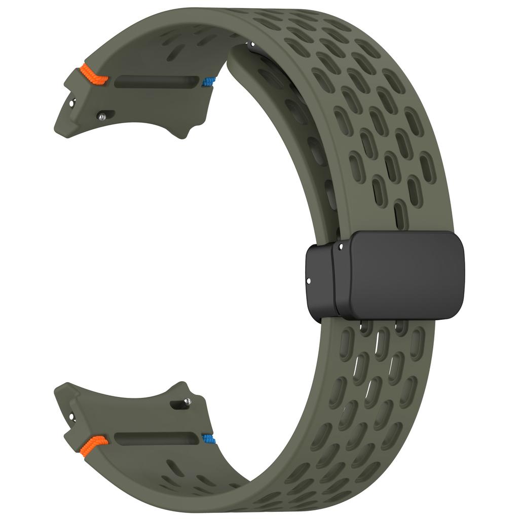 20mm Straps for Samsung Galaxy Watch 7 5 Pro 6 5 4 Magnetic Buckle Silicone Band Correa Galaxy Watch 6 Classic No Gaps Bracelet