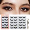 Shidi Shangpin 3d Mink False Eyelashes 10 Pairs Set MINK Thick Eyelashes