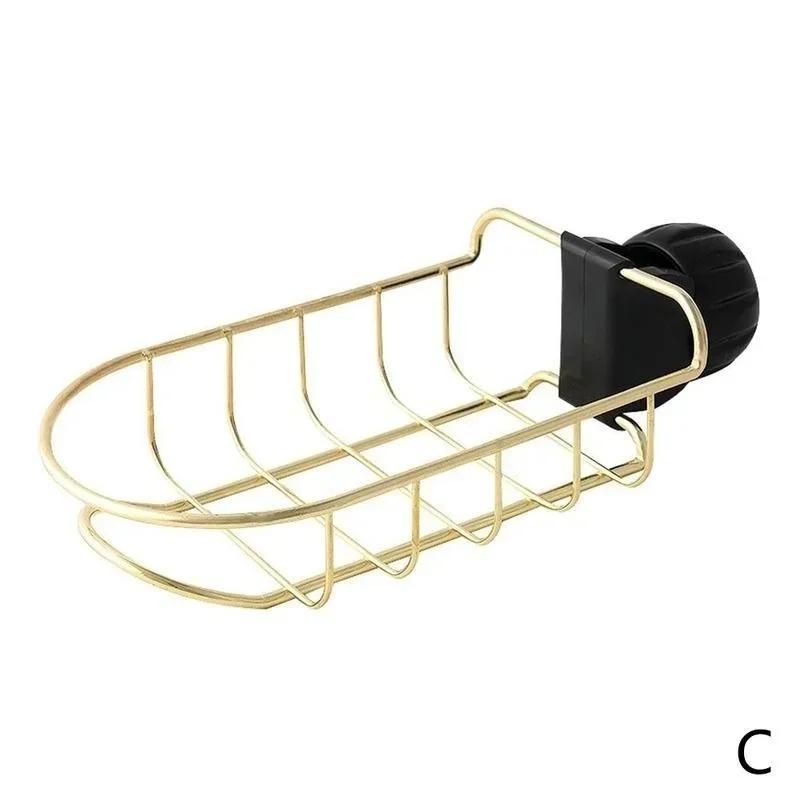 Kitchen Sink Faucet Portable Sponge Soap Cloth Drain Rack Storage Storage Rack Dish Rack Convenient Accessories Tools Supplies