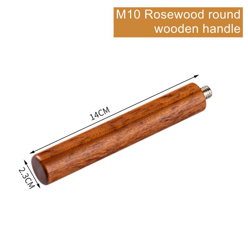 M10 Schraube Holz Kaffee Siebträger Griff Nussbaum/Rosenholz Griff Ersatz für Espressomaschine Cafe Werkzeuge Zubehör