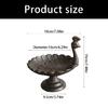 Elegant Peahen Theme Cast Iron Bird Feeder Feeding Station For Garden Landscaping And Wildlife Bathing and Resting