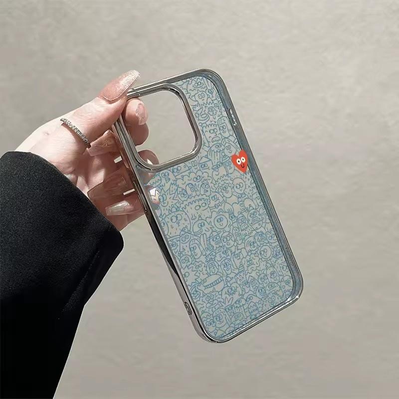 Love Monster Suitable for Apple 15Promax Phone Case 14  13 Cartoon Niche 11 16 17 Air Soft Cover