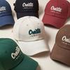 Letter Embroidered Baseball Cap for Women Summer Sunshade Curved Brim Sun Hat Korean Hip Hip Lady Snapback Caps