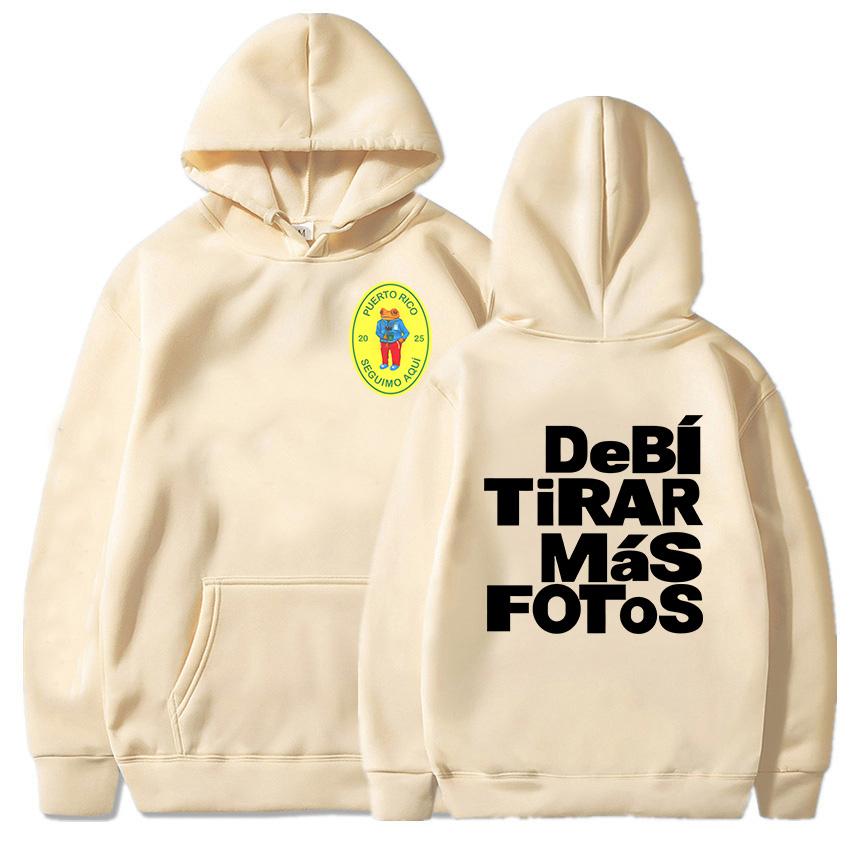 DTMF Debí Tirar Más Fotos 2025 Nové Album Mikiny Bad Bunny Slavný Zpěvák Mikiny Grafický Potisk Oblečení Dámská Mikina Dívky