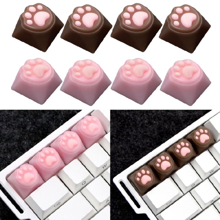 Color Resin Kitten Keycap for Mechanical Keyboards Perfectly Gift for Gamers and Keyboards Customizers