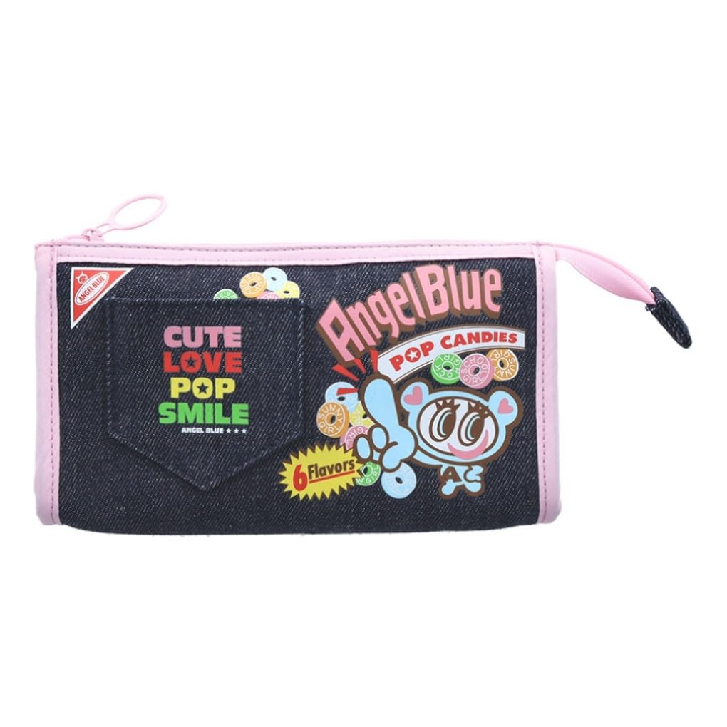 

Sunstar Stationery Angel Blue Denim S2323516 Pouch, Pink, розовый