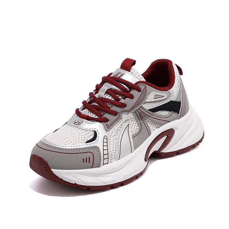 Women's shoes little white shoes 2025 new spring and autumn dad shoes small height-increasing platform shoes sports and leisure board shoes 2113